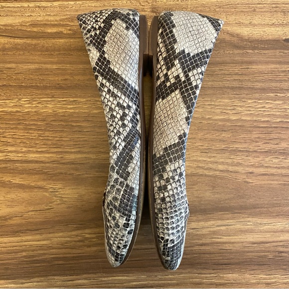 Madewell Pointed Flats - Grey Python - Picture 3 of 6